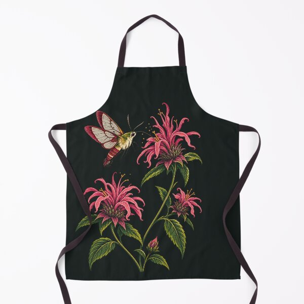 Item preview, Clearwing Moth and Wild Bergamot designed and sold by VoyteksDesigns.