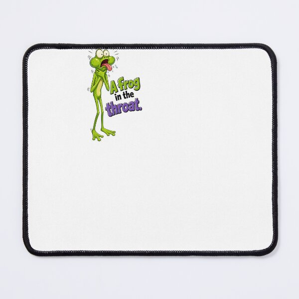 Item preview, A Frog in the Throat – Literal Idiom Cartoon designed and sold by Halbeskilo.