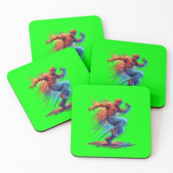 Item preview, Cyberpunk Breakdancer Glitch designed and sold by MarCinu Art.