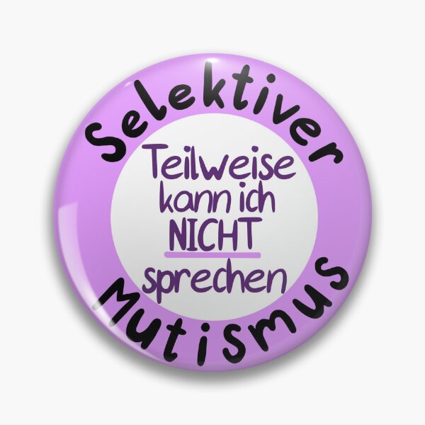 Artikelvorschau, Selektiver Mutismus-Taste entworfen und verkauft von flyre-flinnigan.