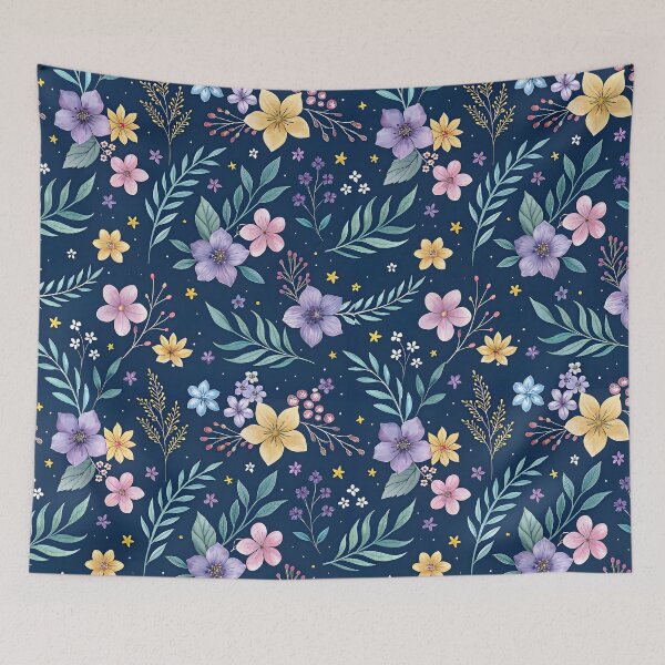 Item preview, Colorful floral pattern designed and sold by trendspatterns.