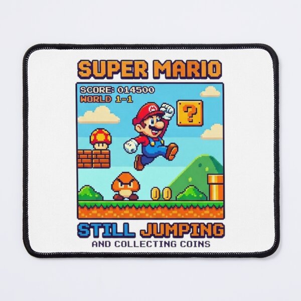 Item preview, Still Jumping And Collecting Coins - Retro 8-Bit Gamer designed and sold by rich-moda.