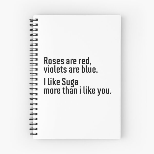 Item preview, Roses are red violets are blue-  Suga designed and sold by hazywares.
