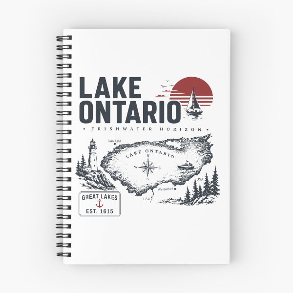 Item preview, Lake Ontario - Freshwater Horizon - Great Lakes - Est. 1615 - Toronto - Rochester designed and sold by onlytiggokk.