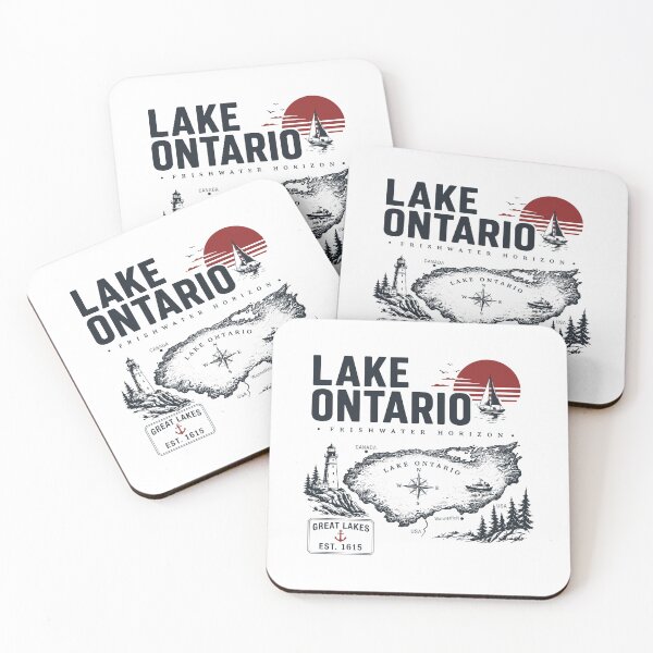 Item preview, Lake Ontario - Freshwater Horizon - Great Lakes - Est. 1615 - Toronto - Rochester designed and sold by onlytiggokk.