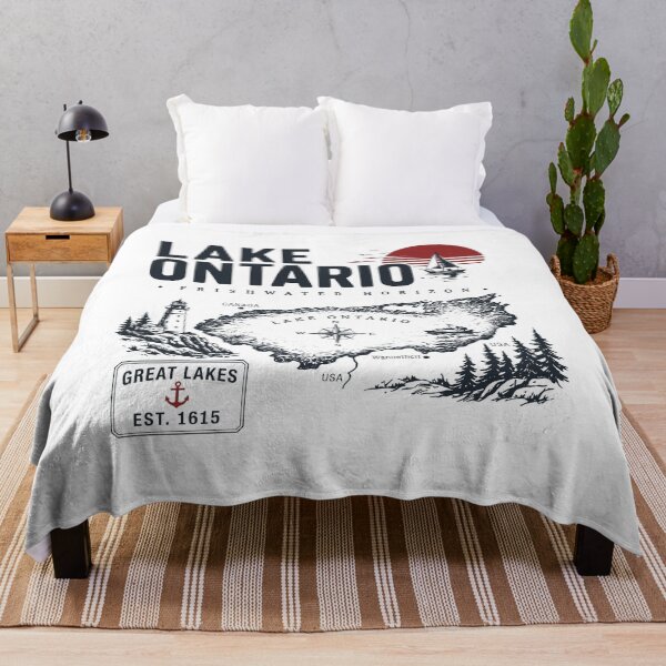 Item preview, Lake Ontario - Freshwater Horizon - Great Lakes - Est. 1615 - Toronto - Rochester designed and sold by onlytiggokk.