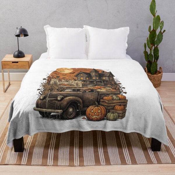 Item preview, Jack-o-Lantern Haunted Village Scene designed and sold by Tee Studio.