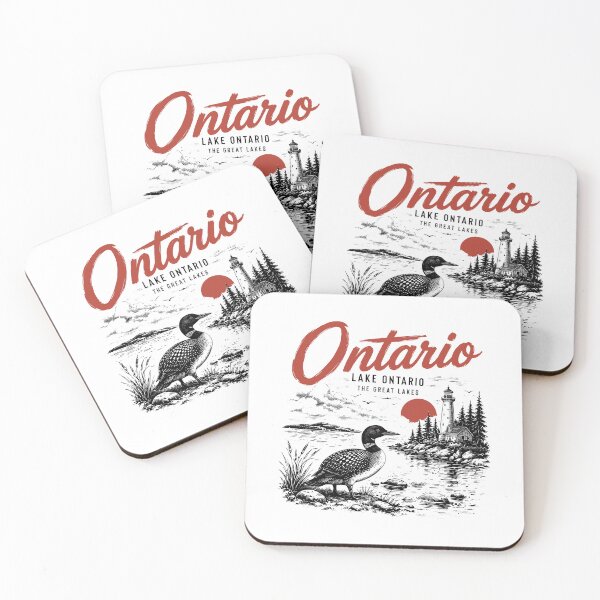 Item preview, Lake Ontario - Ontario - The Great Lakes - Loon designed and sold by onlytiggokk.