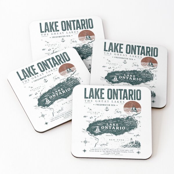 Item preview, Lake Ontario - The Great Lakes - Freshwater Sea - New York USA - Toronto - Rochester - Kingston - Oswego designed and sold by onlytiggokk.