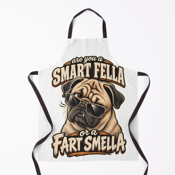 Item preview, Are You A Smart Fella T-Shirt, Funny Pug Lover Gift, Sarcastic Dog Humor Graphic Tee, Goofy Pet Owner Joke Shirt designed and sold by OUICHA.