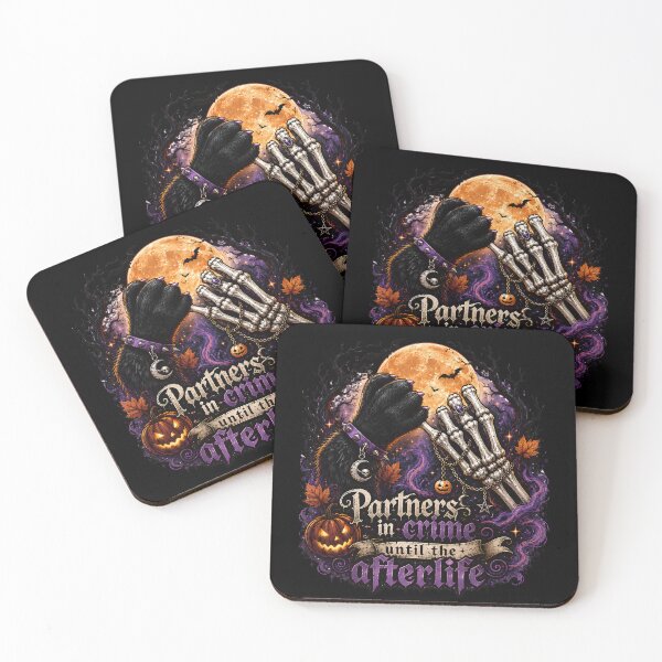 Item preview, Partners in Crime Until the Afterlife Halloween Pinky Promise designed and sold by Crystal-Tree.