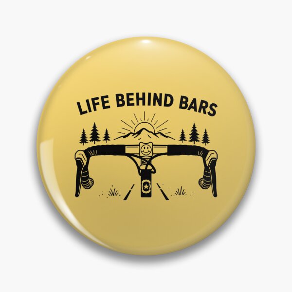 Item preview, Fun Biking Humor Life Behind Bars Bicycle Retro Cycling designed and sold by Blok45.