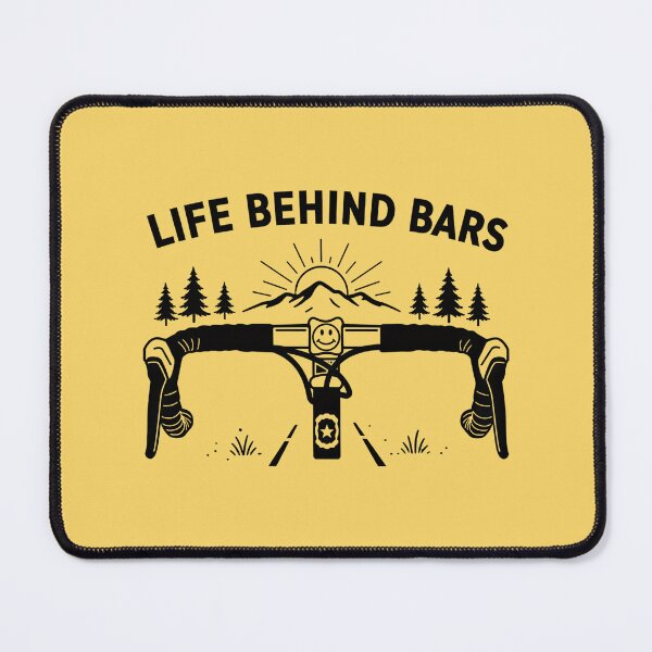 Item preview, Fun Biking Humor Life Behind Bars Bicycle Retro Cycling designed and sold by Blok45.