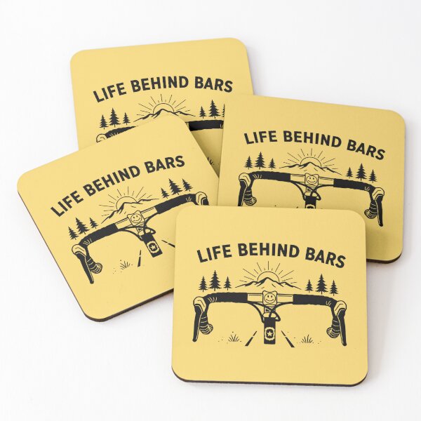Item preview, Fun Biking Humor Life Behind Bars Bicycle Retro Cycling designed and sold by Blok45.