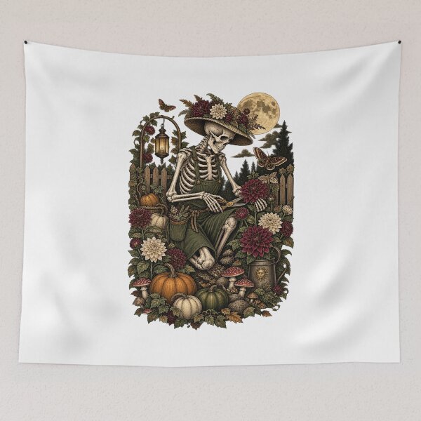 Item preview, Vintage Halloween Hobby Club Ghosts and Skeletons designed and sold by AMICO77.
