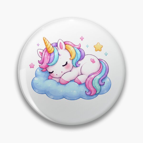 Item preview, Sleeping Rainbow Unicorn on Blue Dream Cloud designed and sold by MySthore.