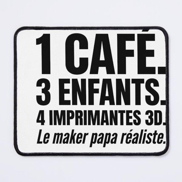 Item preview, 1 Coffee Shop, 3 Kids, 4 3D Printers, Dad Maker Gift designed and sold by Niebieski-Labs.