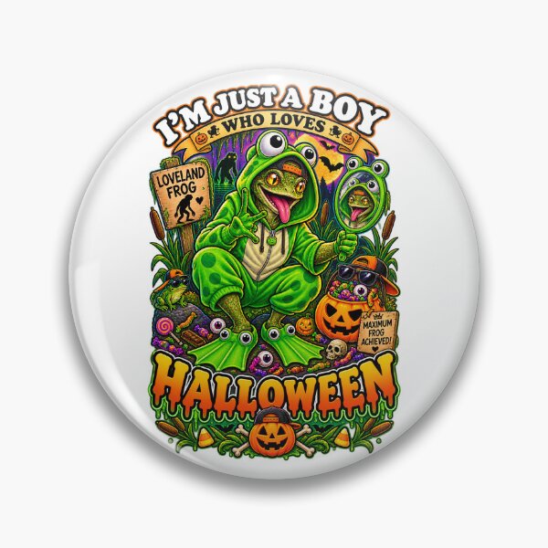 Item preview, ⭐ CRYPT OR TREAT COLLECTION - CRYPTID - LOVELAND FROG IN FROG COSTUME - HOODED FROG ONESIES - BOY - LOVELAND OHIO CRYPTID designed and sold by WheelieGdArt.