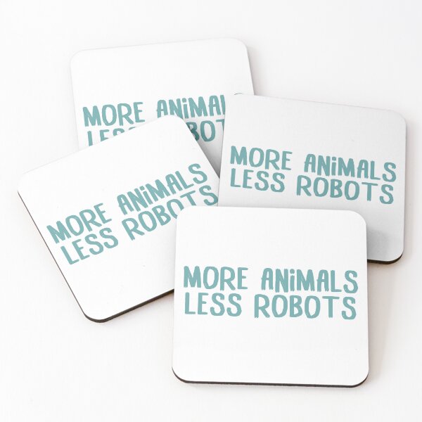 Item preview, More animals, less robots (Green) designed and sold by hazywares.