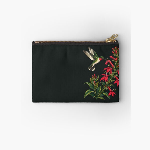 Item preview, Ruby Throated Hummingbird and Cardinal Flower designed and sold by VoyteksDesigns.