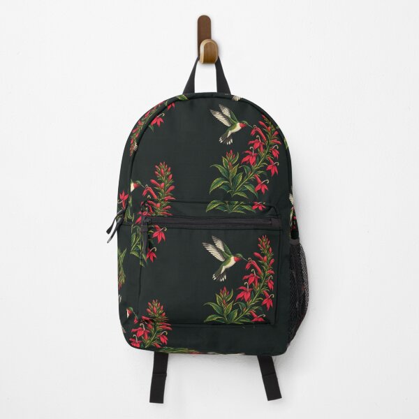 Item preview, Ruby Throated Hummingbird and Cardinal Flower designed and sold by VoyteksDesigns.
