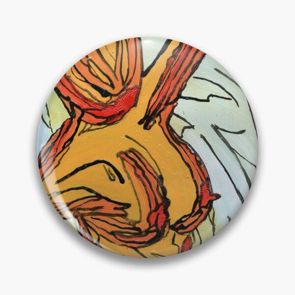 Item preview, Ecstatic Freedom – Warm Orange Nude designed and sold by Dwaalhaas.com.