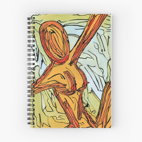 Item preview, Ecstatic Freedom – Warm Orange Nude designed and sold by Dwaalhaas.com.