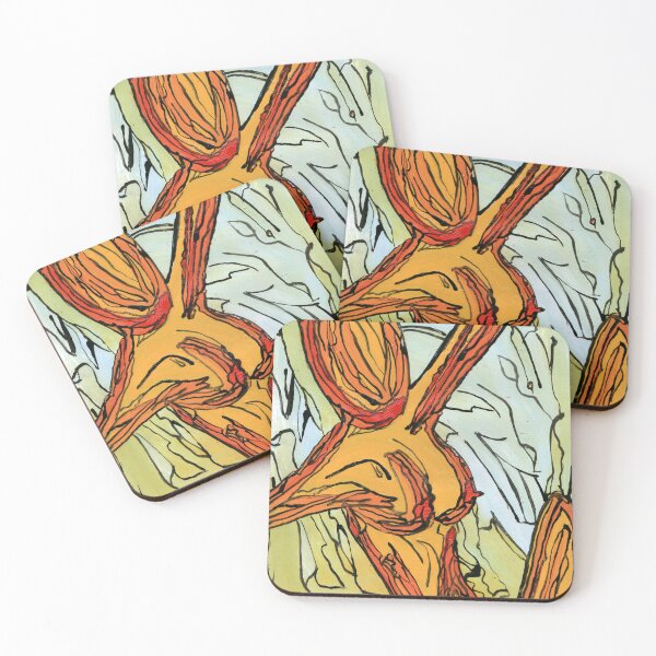Item preview, Ecstatic Freedom – Warm Orange Nude designed and sold by Dwaalhaas.com.