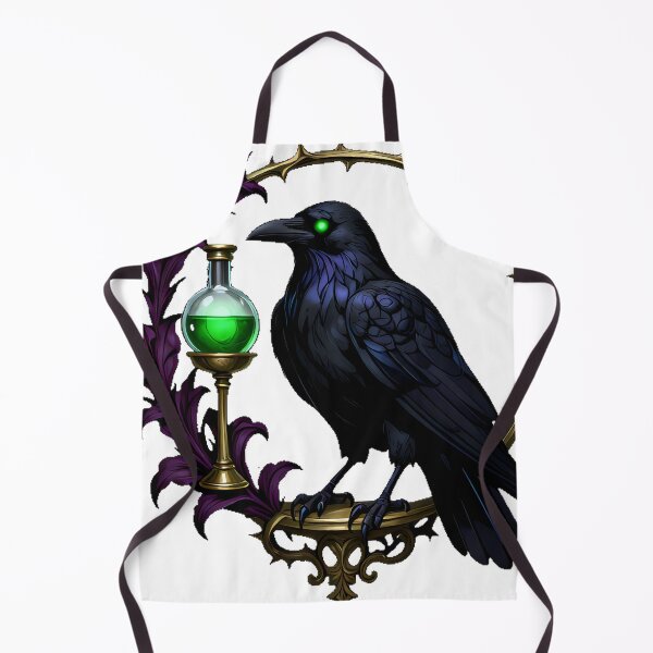 Item preview, Gothic Raven Belladonna Flask designed and sold by IllumeInk.