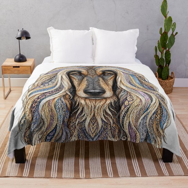 Item preview, Intricate Afghan Hound designed and sold by PaintedbyCarol.