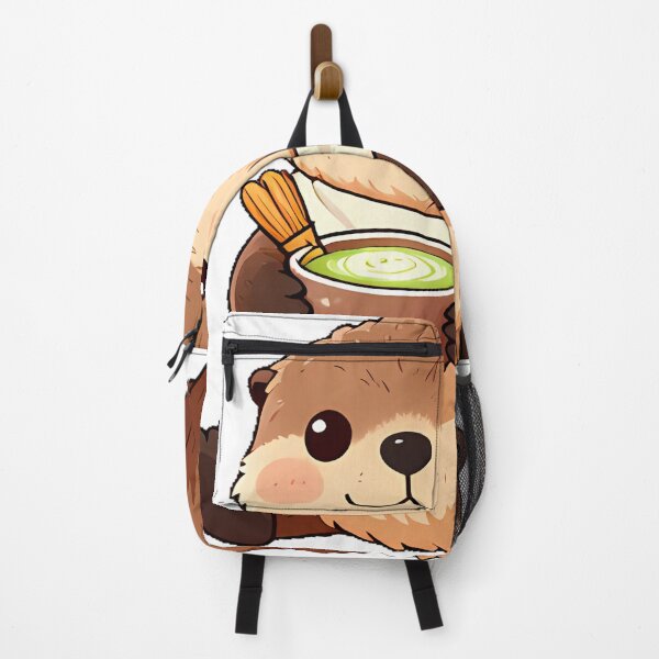 Item preview, Cute Sea Otter Barista with Matcha Green Tea Latte Icon designed and sold by pumsquare.
