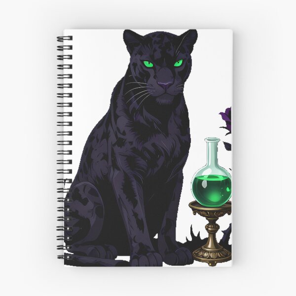 Item preview, Gothic Panther Arsenic Flask designed and sold by IllumeInk.