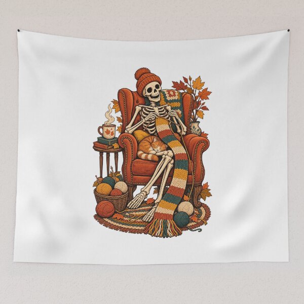 Item preview, Vintage Halloween Hobby Club Ghosts and Skeletons designed and sold by AMICO77.