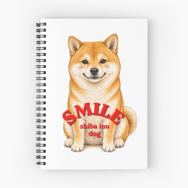 Item preview, SMILE Shiba Inu – Cute Japanese Dog designed and sold by R&A HANDMADE.