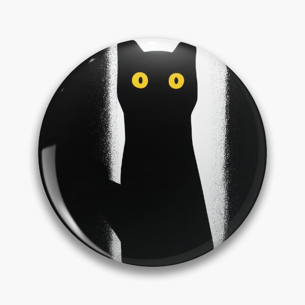 Item preview, Black cat in dark space at night designed and sold by anytka.