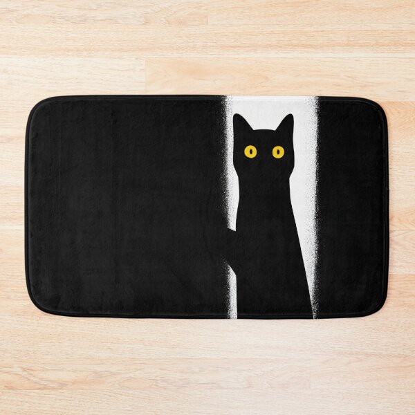 Item preview, Black cat in dark space at night designed and sold by anytka.