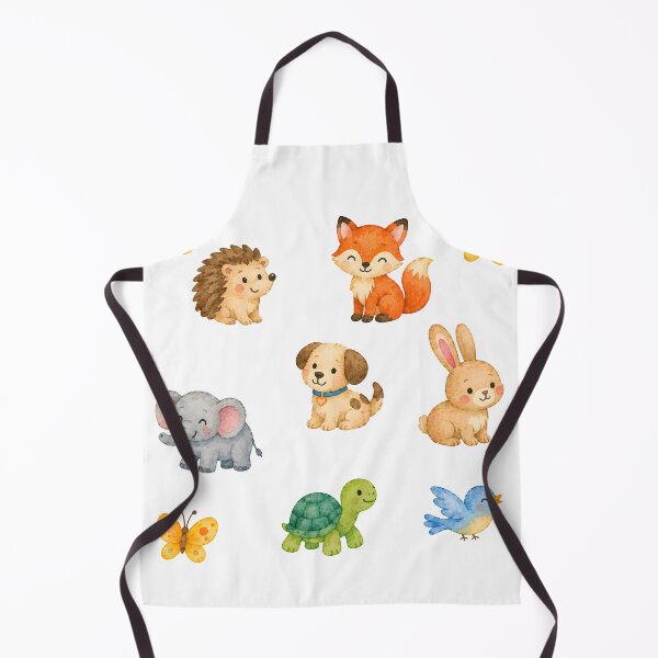 Item preview, Cute Woodland Animals & Butterflies Watercolor Clipart designed and sold by trendspatterns.