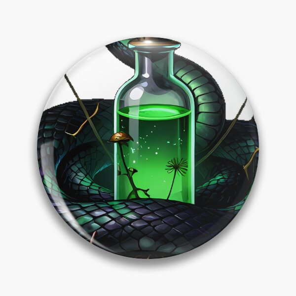 Item preview, Gothic Serpent Hemlock Phial designed and sold by IllumeInk.