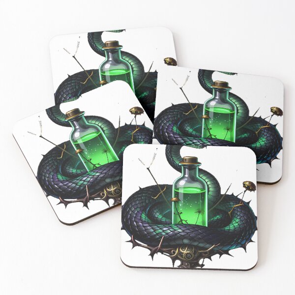 Item preview, Gothic Serpent Hemlock Phial designed and sold by IllumeInk.