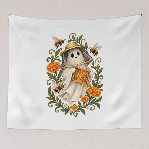 Item preview, Vintage Halloween Hobby Club Ghosts and Skeletons designed and sold by AMICO77.