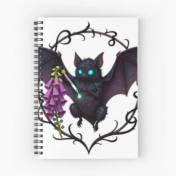 Item preview, Gothic Bat Foxglove Dropper designed and sold by IllumeInk.