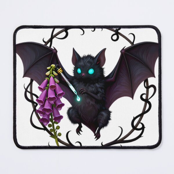 Item preview, Gothic Bat Foxglove Dropper designed and sold by IllumeInk.