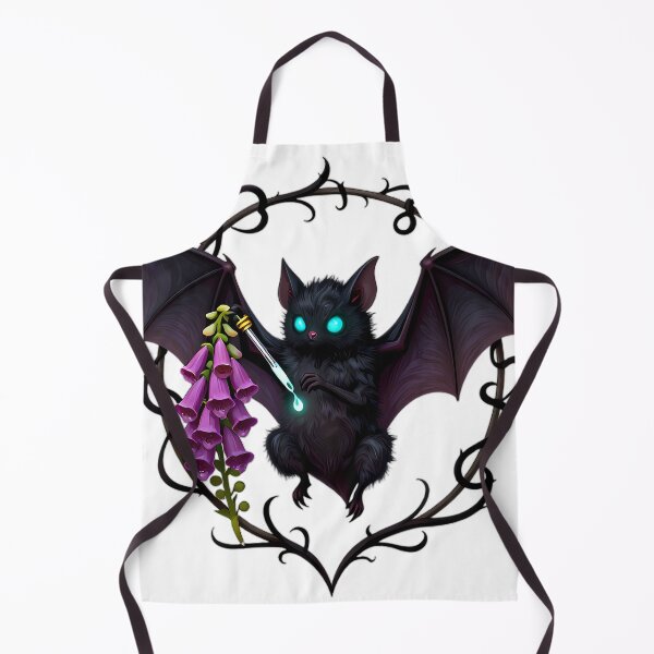 Item preview, Gothic Bat Foxglove Dropper designed and sold by IllumeInk.