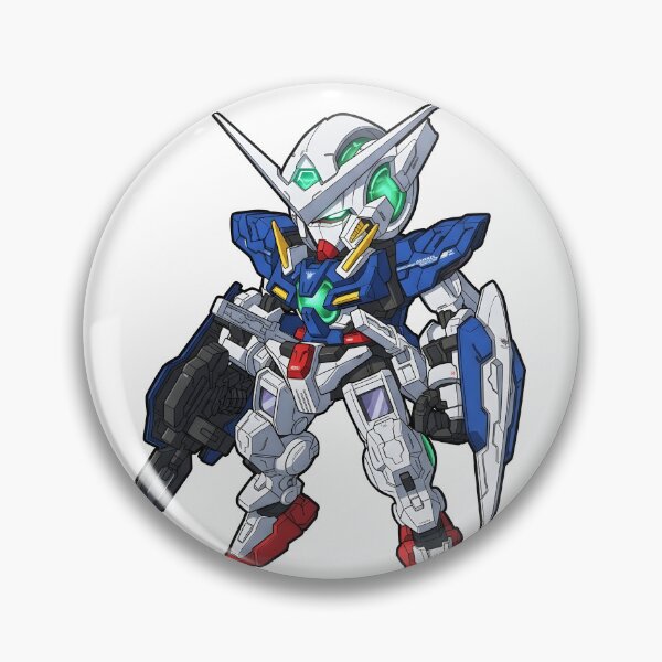 Item preview, GN-001 Gundam Exia celestial being Gundam Meister chibi art illustration gundam 00 designed and sold by sabartgunpla.
