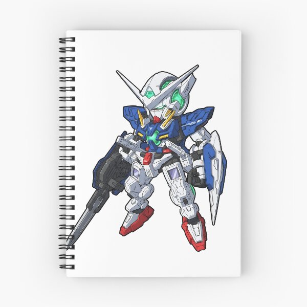 Artikelvorschau, GN-001 Gundam Exia Celestial Being Gundam Meister Chibi Art Illustration Gundam 00 entworfen und verkauft von sabartgunpla.