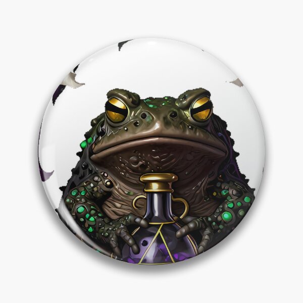 Item preview, Gothic Toad Datura Flask designed and sold by IllumeInk.
