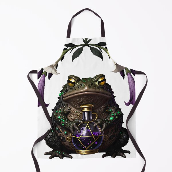 Item preview, Gothic Toad Datura Flask designed and sold by IllumeInk.