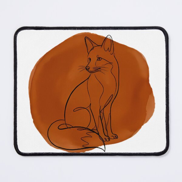 Item preview, Red Fox Boho Line Art Woodland Animal Lover Gift designed and sold by GTFullShop.