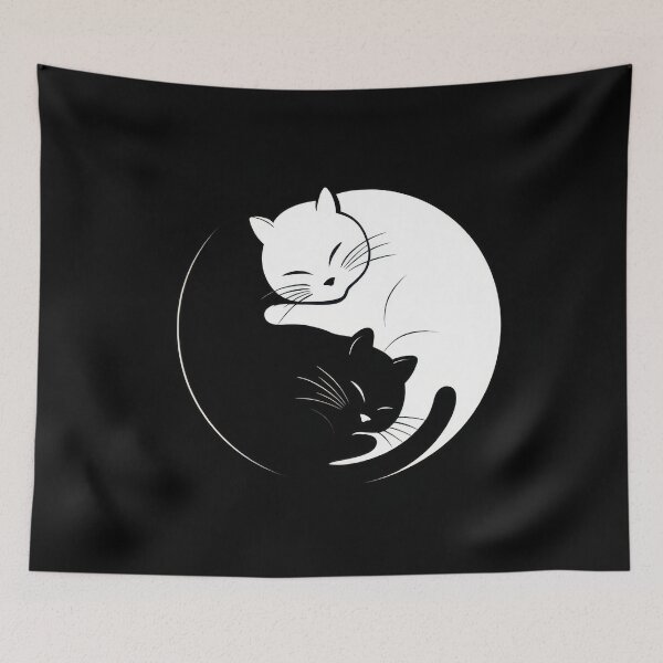 Item preview, Cats in yin yang design designed and sold by anytka.
