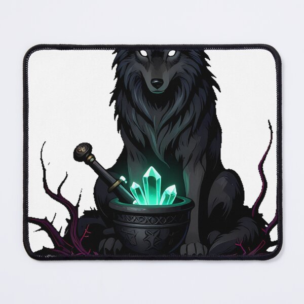 Item preview, Gothic Wolf Arsenic Mortar designed and sold by IllumeInk.